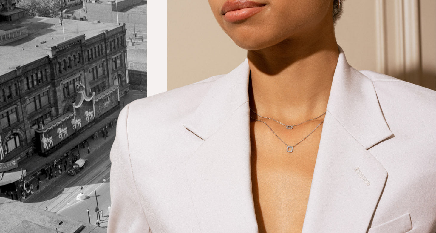 jewellers district lab diamond necklaces