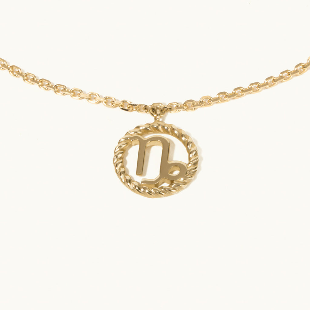 Jewellers District's Gold Zodiac Charm Bracelet: Capricorn in 14k Yellow Gold #2