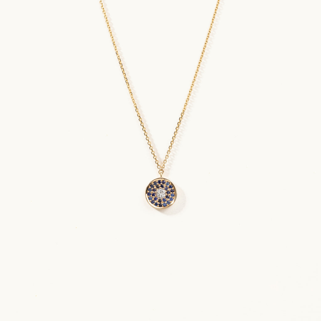 Jewellers District's Evil-Eye Pendant Necklace in 10k Yellow Gold